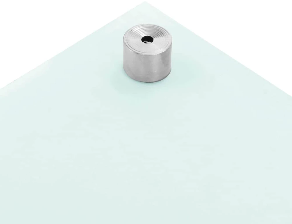 Virtuvės sienelė, baltos spalvos, 100x50cm, grūdintas stiklas