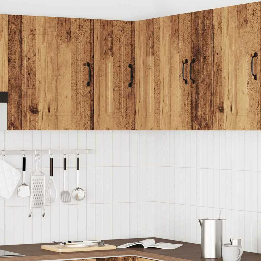 virtuvės sieninė kampinė spintelė "Kalmar" Old Wood