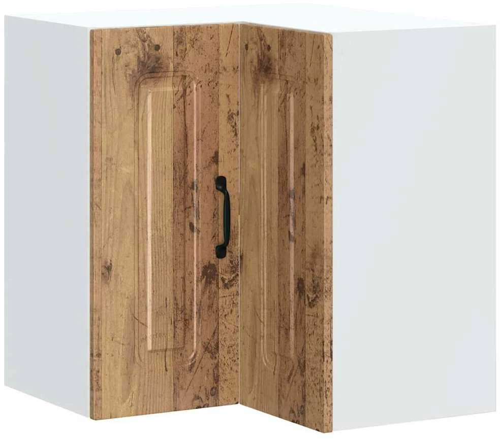 virtuvės sieninė kampinė spintelė "Kalmar" Old Wood