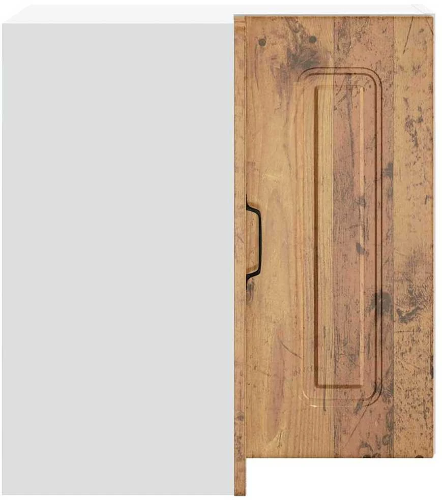 virtuvės sieninė kampinė spintelė "Kalmar" Old Wood