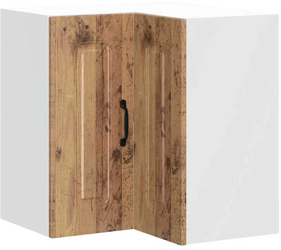 virtuvės sieninė kampinė spintelė "Kalmar" Old Wood
