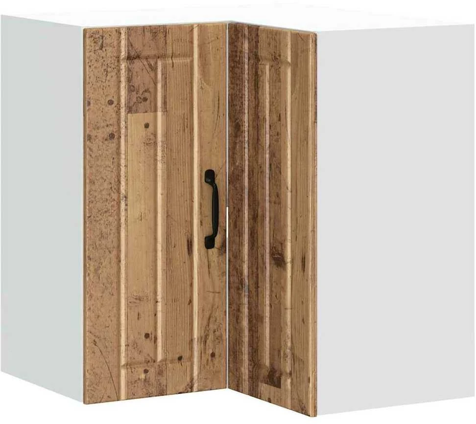 virtuvės sieninė kampinė spintelė "Lucca" Old Wood