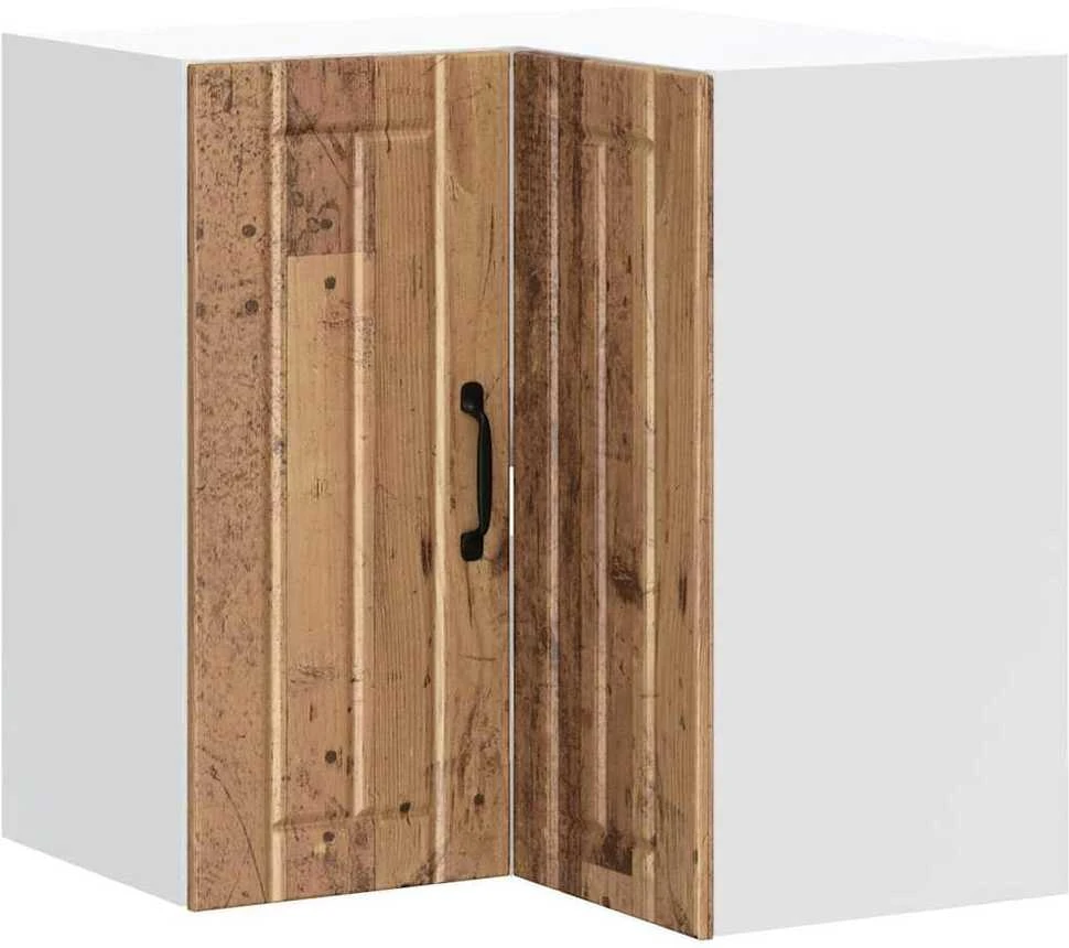 virtuvės sieninė kampinė spintelė "Lucca" Old Wood
