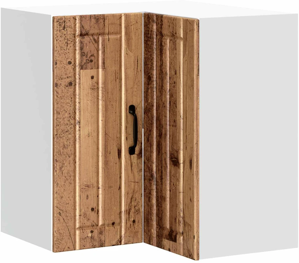virtuvės sieninė kampinė spintelė "Lucca" Old Wood