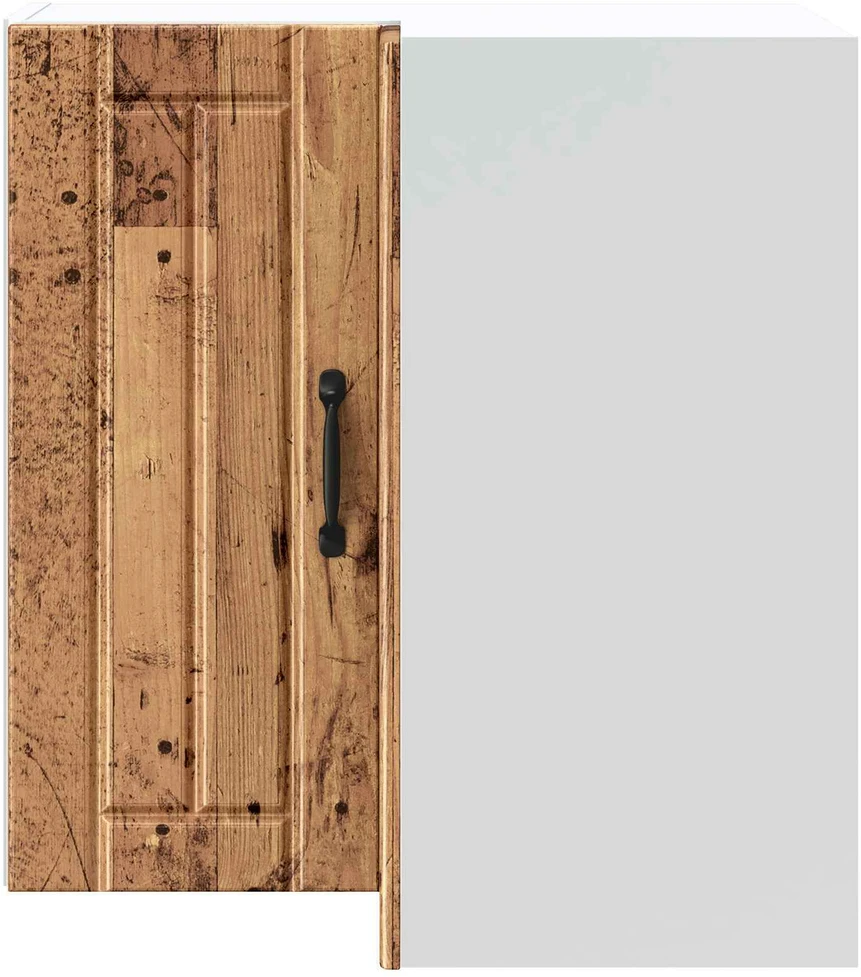 virtuvės sieninė kampinė spintelė "Lucca" Old Wood