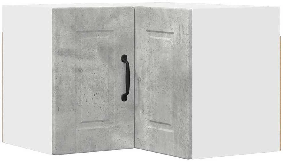 Sieninis kampinis kabinetas PORTO Betono pilka 57 x 57 x 40 cm