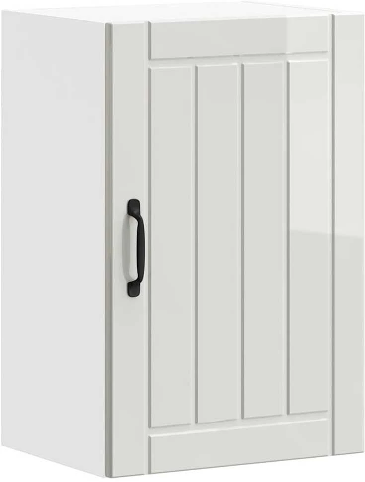 virtuvės sieninė spintelė "Lucca" Blizganti balta