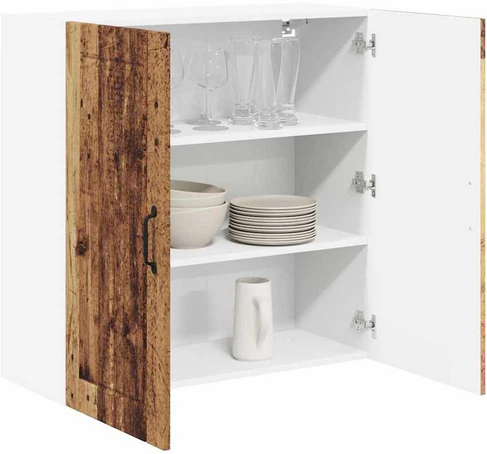 Sieninė spintelė LUCCA Sendintos medienos 80 x 31 x 80 cm