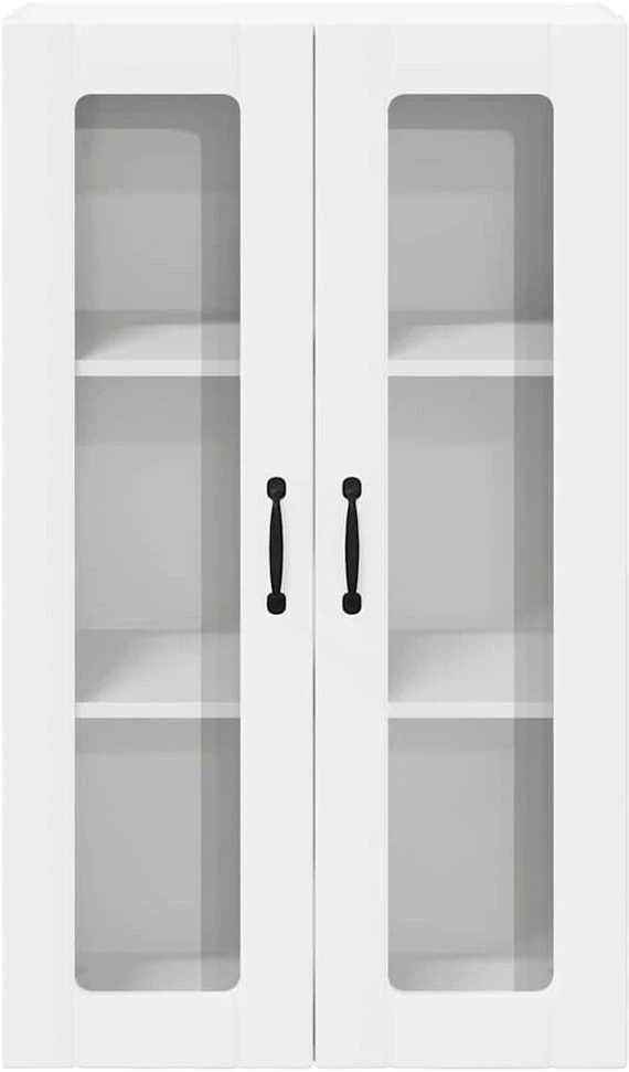 Sieninis stiklinis kabinetas LUCCA Balta 60 x 31 x 100 cm