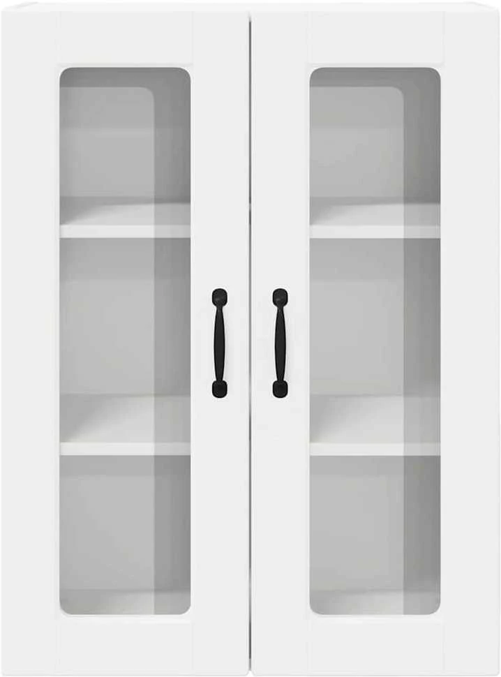 Sieninis stiklinis kabinetas PORTO Balta 60 x 31 x 80 cm