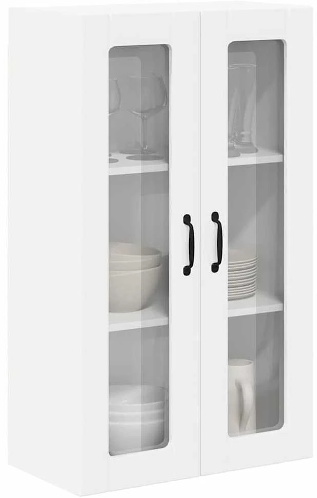 Sieninis stiklinis kabinetas LUCCA Balta 60 x 31 x 100 cm