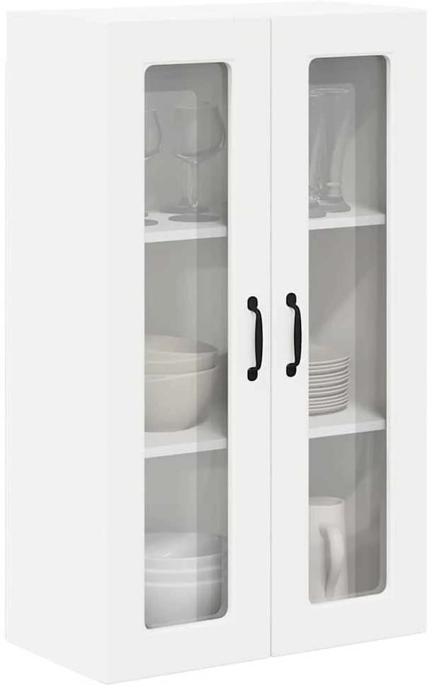 Sieninis stiklinis kabinetas PORTO Balta 60 x 31 x 100 cm