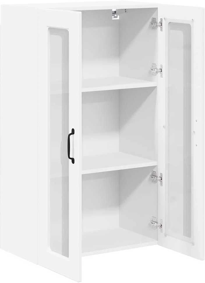 Sieninis stiklinis kabinetas PORTO Balta 60 x 31 x 100 cm