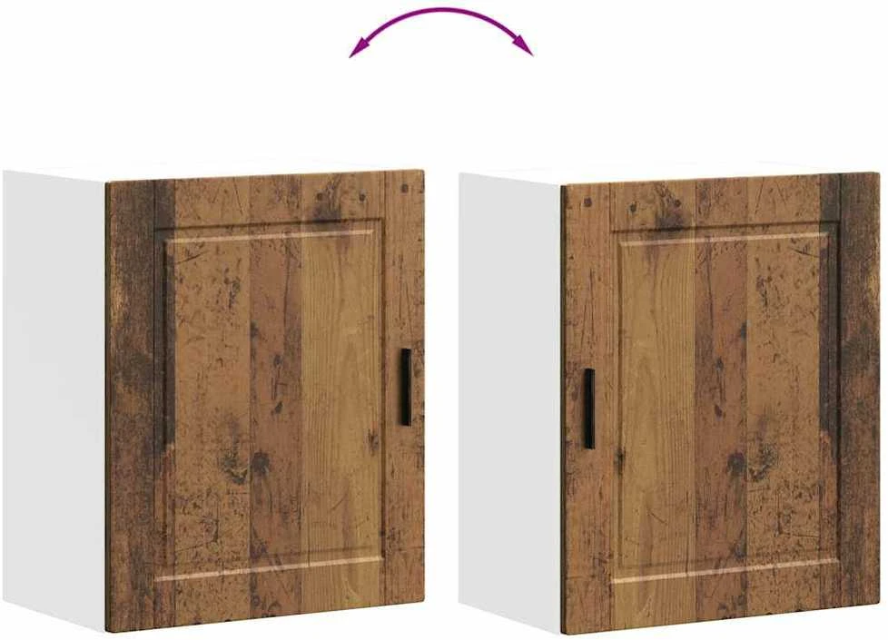 virtuvės sieninės spintos 2 vnt "Porto" Old Wood