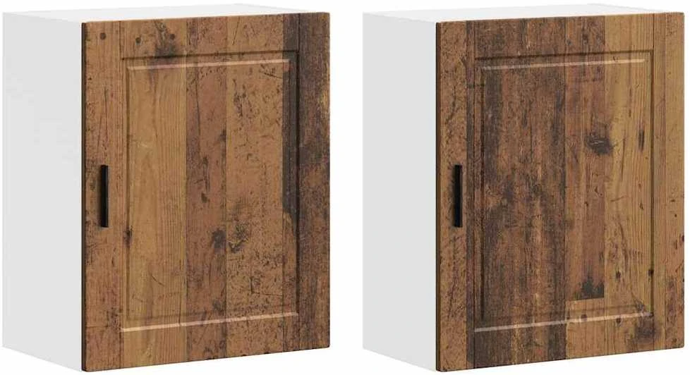 virtuvės sieninės spintos 2 vnt "Porto" Old Wood