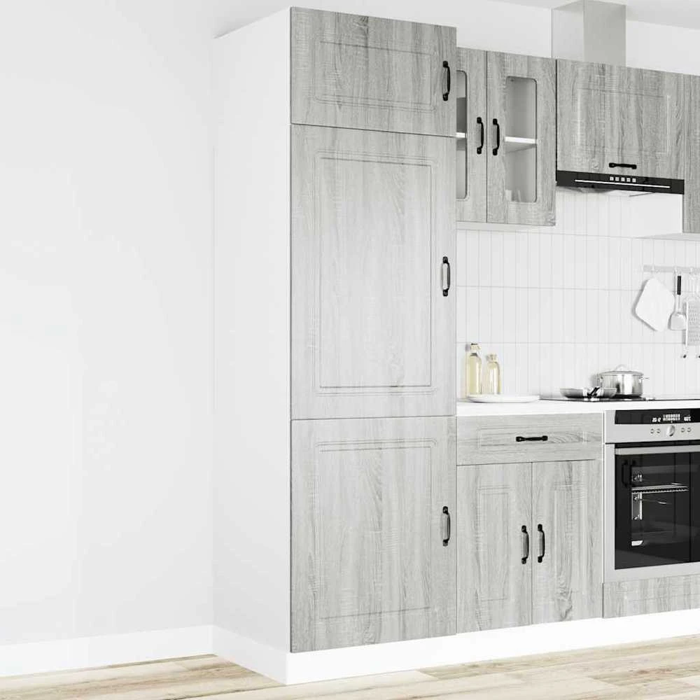 virtuvės spinta "Kalmar" Pilka Sonoma Engineered Wood