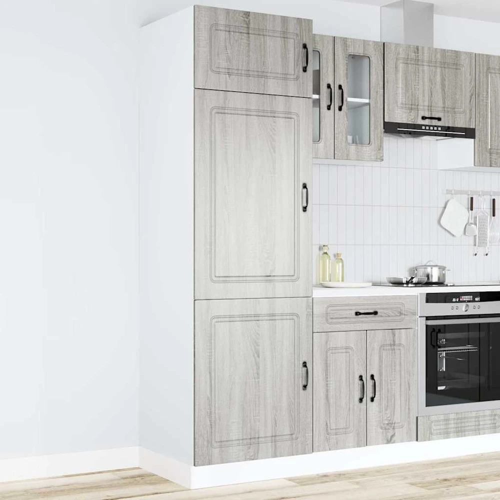 virtuvės spinta "Kalmar" Pilka Sonoma Engineered Wood