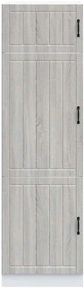 virtuvės spinta "Lucca" Pilka Sonoma Engineered Wood