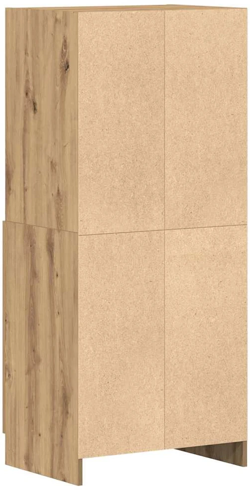 Virtuvės spintelė, artisano ąžuolo, 57x41,5x131,5cm, mediena