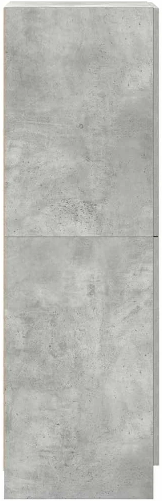 Virtuvės spintelė, betono pilka, 38x41,5x131,5cm, mediena