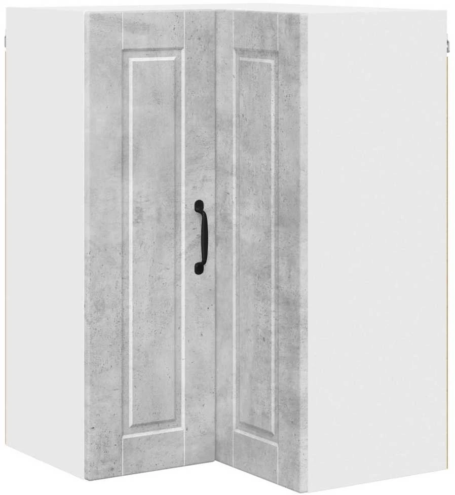 Sieninis kampinis kabinetas PORTO Betono pilka 57 x 57 x 80 cm