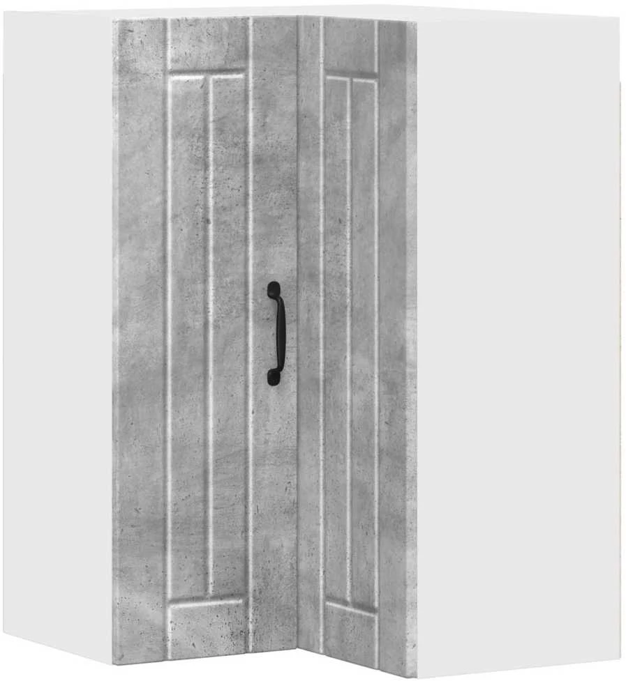 Sieninis kampinis kabinetas LUCCA Betono pilka 57 x 57 x 80 cm