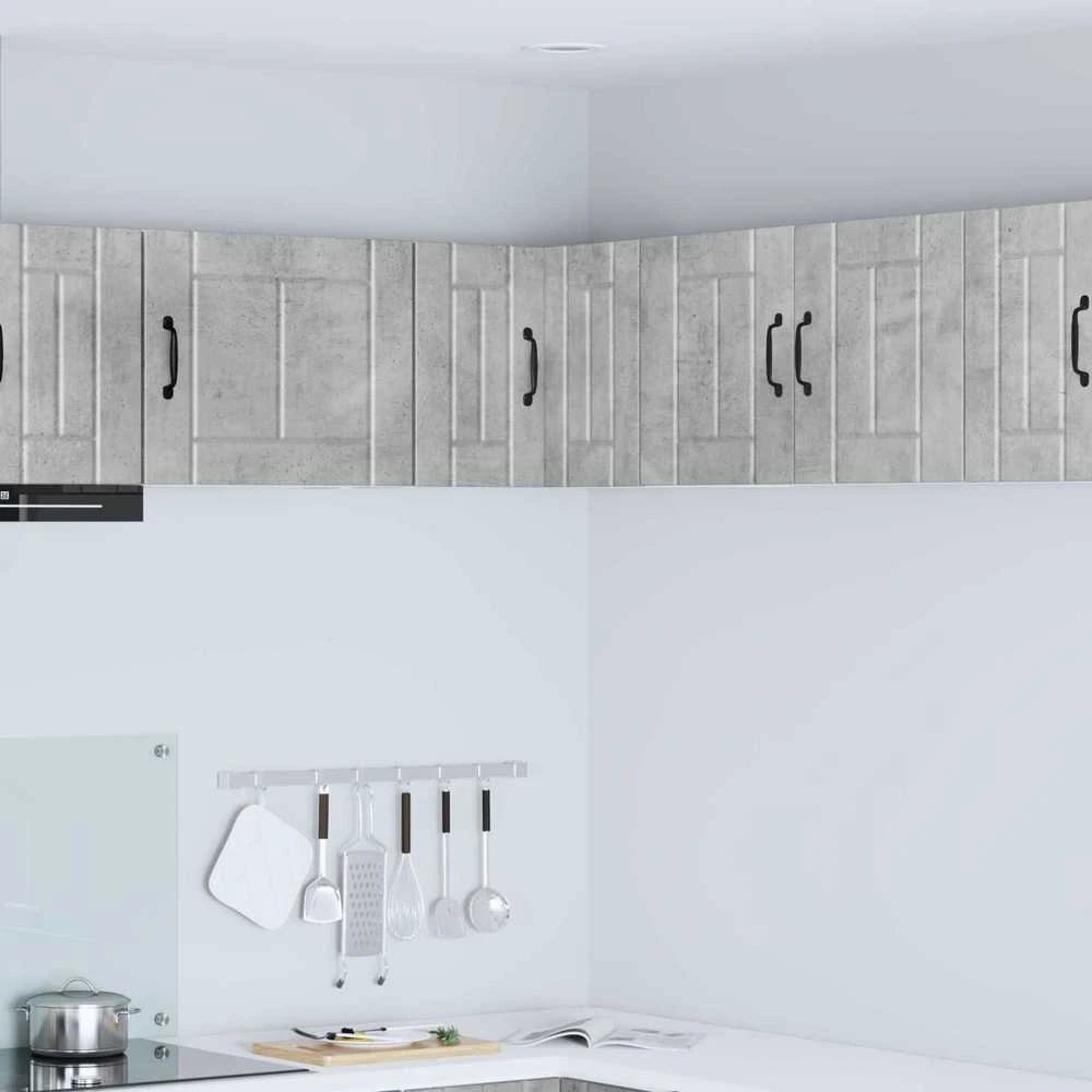Sieninis kampinis kabinetas LUCCA Betono pilka 57 x 57 x 40 cm
