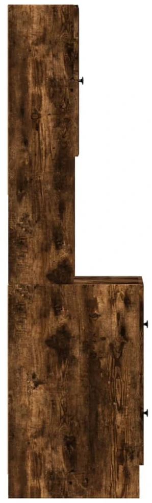 Virtuvės spintelė, dūminio ąžuolo, 35x50x180cm, mediena