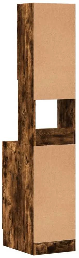 Virtuvės spintelė, dūminio ąžuolo, 35x50x180cm, mediena