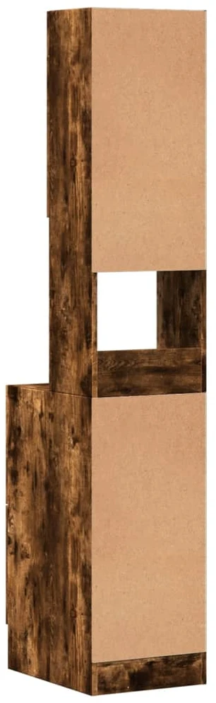Virtuvės spintelė, dūminio ąžuolo, 35x50x180cm, mediena