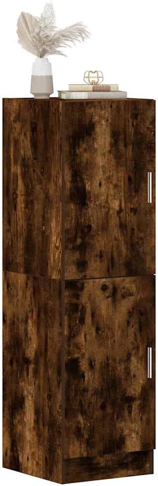 Virtuvės spintelė, dūminio ąžuolo, 38x41,5x131,5cm, mediena