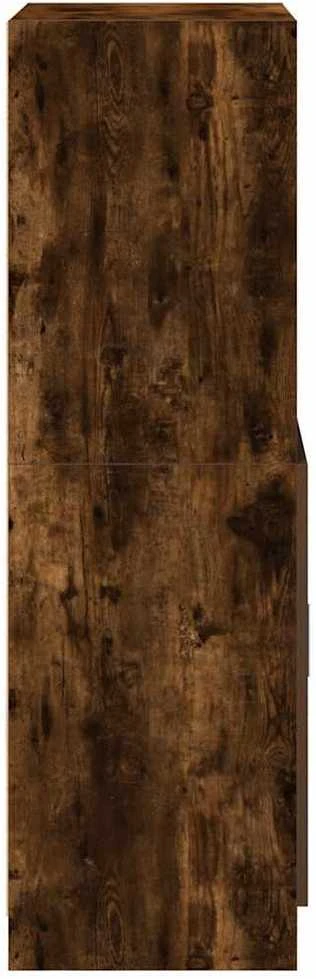 Virtuvės spintelė, dūminio ąžuolo, 57x41,5x131,5cm, mediena