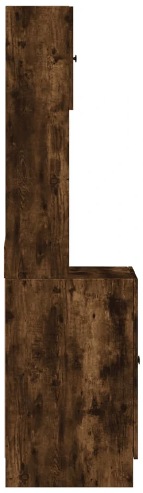 Virtuvės spintelė, dūminio ąžuolo, 60x50x180cm, mediena