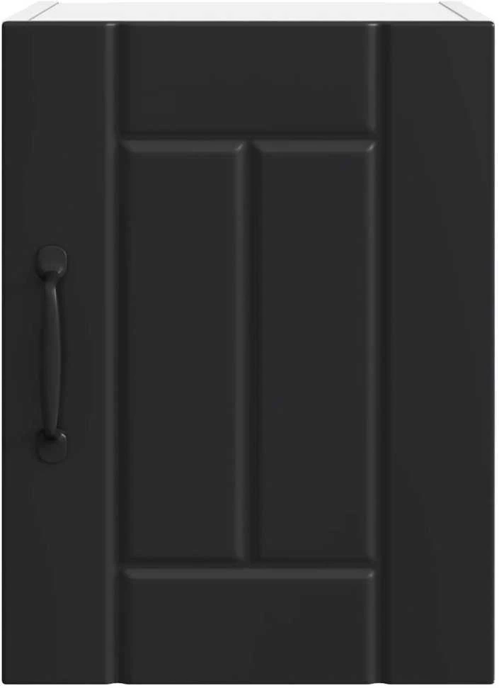 Sieninė spintelė LUCCA Juoda 30 x 31 x 40 cm Apdirbta mediena