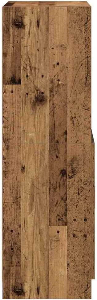 Virtuvės spintelė, medienos, 57x41,5x131,5cm, apdirbta mediena