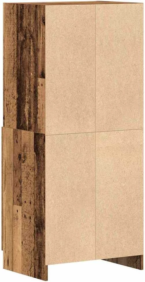 Virtuvės spintelė, medienos, 57x41,5x131,5cm, apdirbta mediena