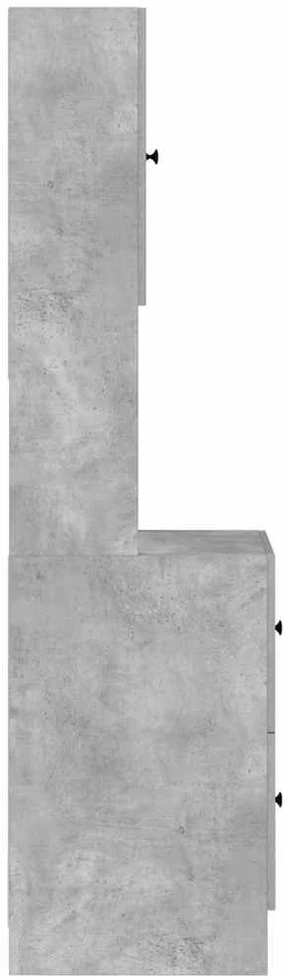 Virtuvės spintelė Pilka 35 x 50 x 180 cm Apdirbta mediena