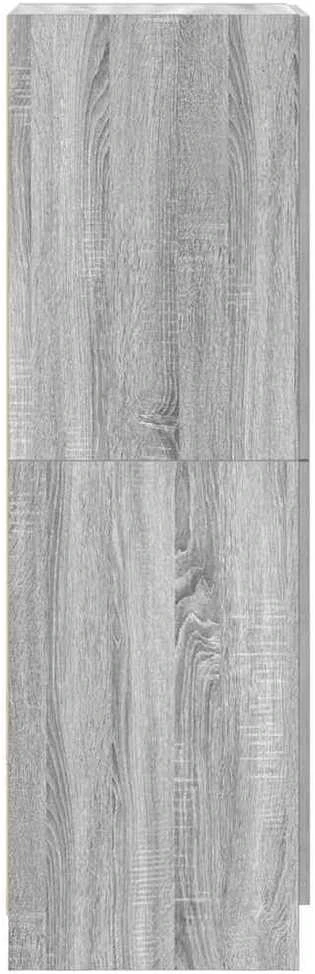 Virtuvės spintelė, pilka ąžuolo, 38x41,5x131,5cm, mediena