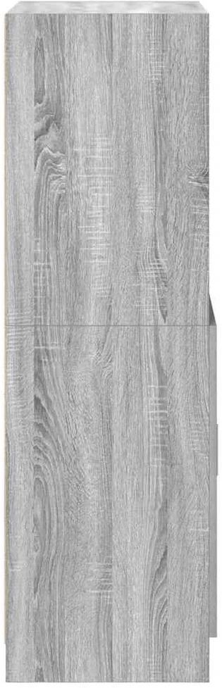 Virtuvės spintelė, pilka ąžuolo, 57x41,5x131,5cm, mediena