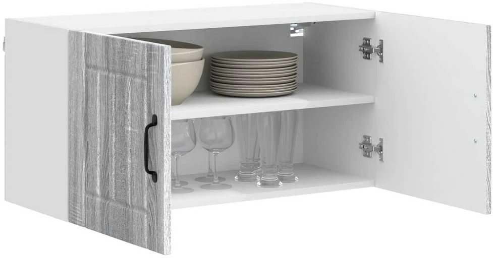 Sieninė spintelė LUCCA Pilka sonoma ąžuolo 80 x 31 x 40 cm