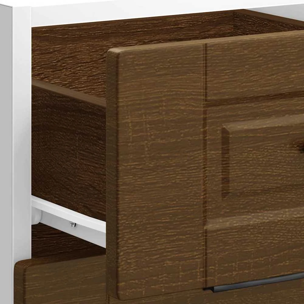 Virtuvės spintelė, Porto, ruda ąžuolo, apdirbta mediena