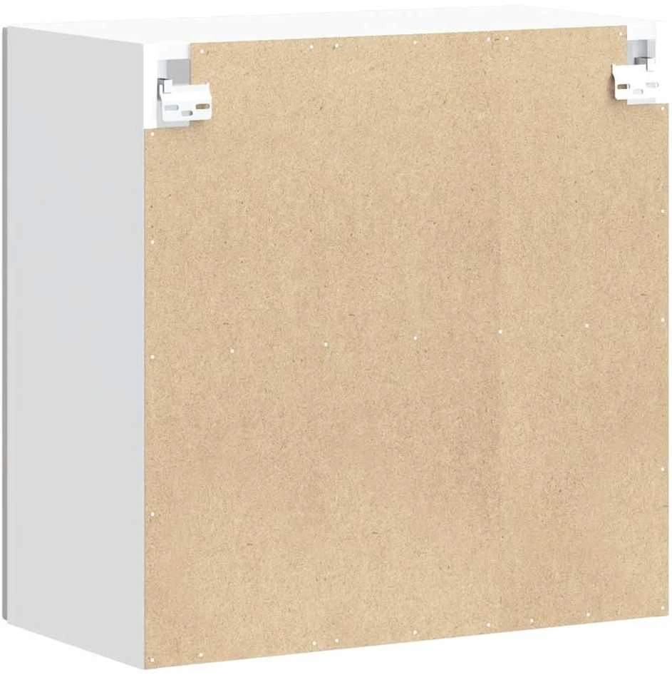 Virtuvės spintelė su stiklinėmis durimis, Porto, balta