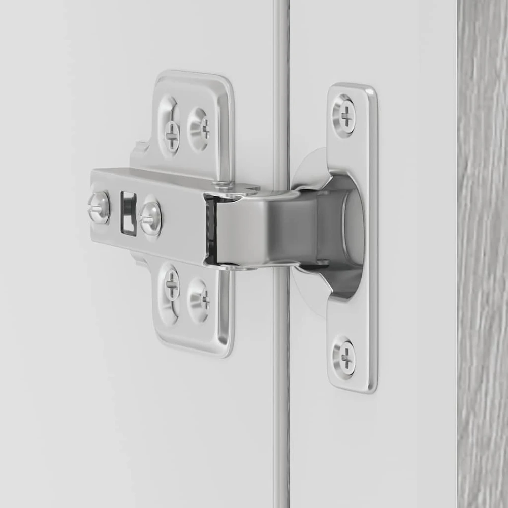 Virtuvės spintelė su stiklinėmis durimis, Porto, pilka