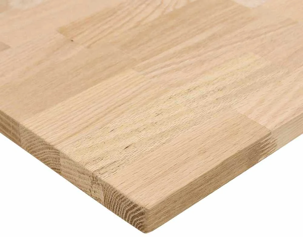 virtuvės stalviršis 140x63,5x2,7 cm ąžuolo masyvo stačiakampis