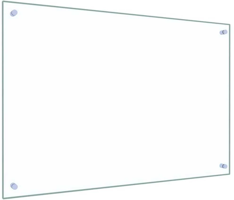 Virtuvės atbraila 2 vnt. Skaidrus 90 x 60 cm grūdintas stiklas