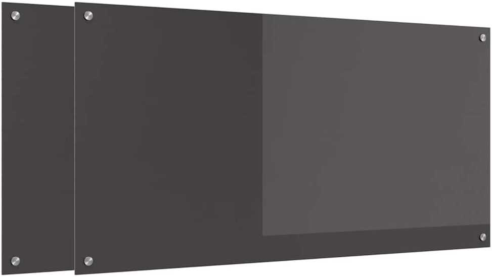 Virtuvės atbraila 2 vnt. Tamsiai pilka 120 x 60 cm