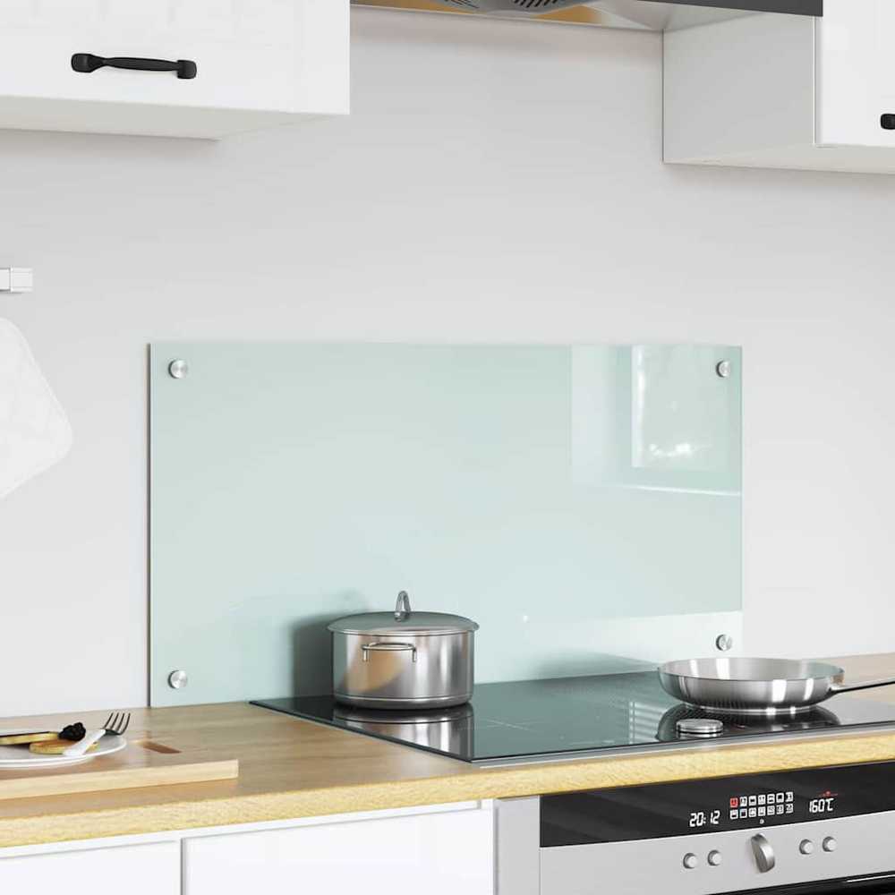 Virtuvės atbraila Pienas 80 x 40 cm grūdintas stiklas