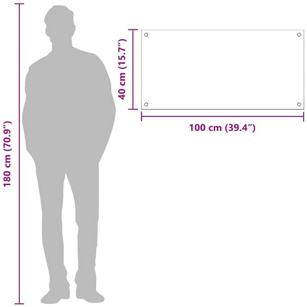 Virtuvės atbraila Šviesiai pilka 100 x 40 cm grūdintas stiklas