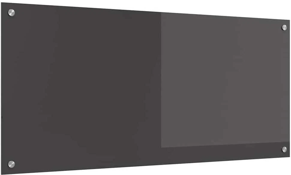 Virtuvės atbraila Tamsiai pilka 110 x 50 cm grūdintas stiklas