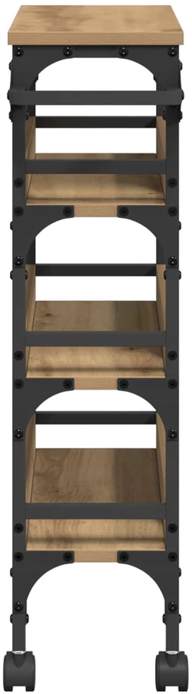 Virtuvės vežimėlis Amatininkų ąžuolas 53 x 20 x 76 cm